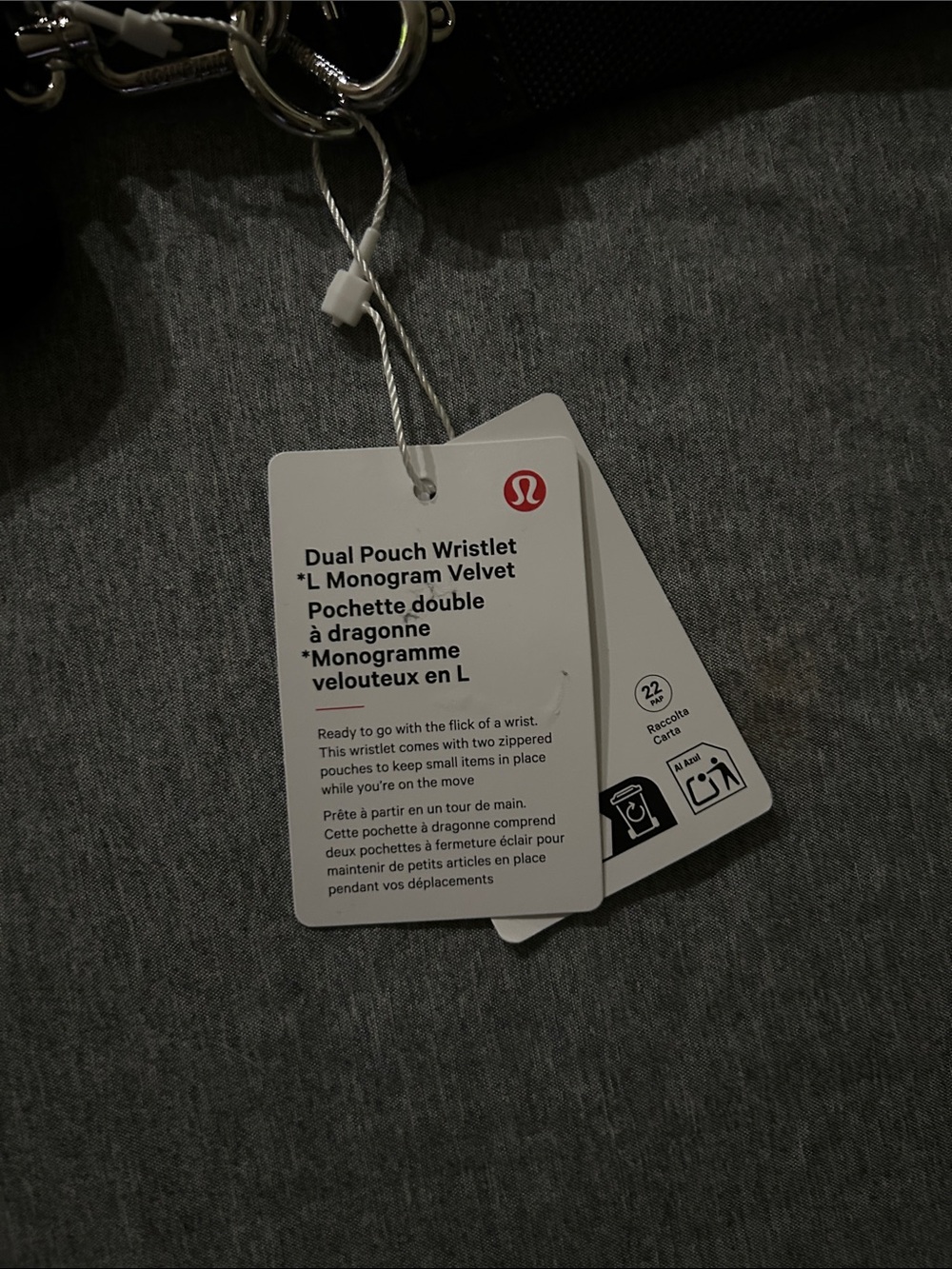 lululemon athletica Black Dual Pouch Key & Card Wristlet - Picture 6 of 6